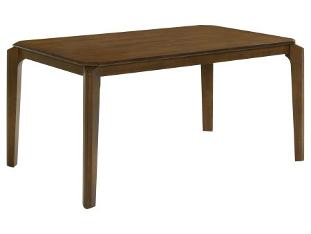 Almonte - Rectangular Wood Dining Table - Dark Brown Online now