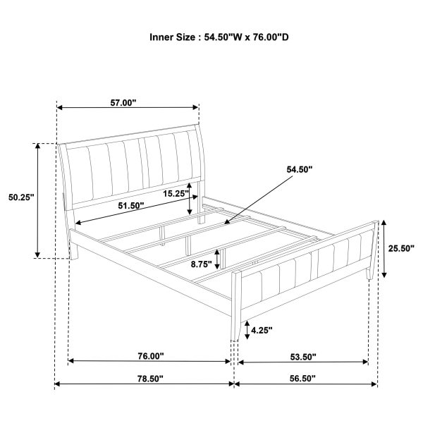 Wilkes - Upholstered Bed For Sale