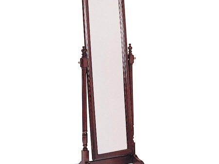 Cabot - Wood Adjustable Length Cheval Mirror For Discount