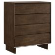 Glenwood - 4-Drawer Chest Of Drawers - Warm Brown For Cheap