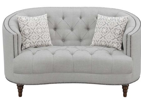 Avonlea - Upholstered Sloped Arm Loveseat Sale