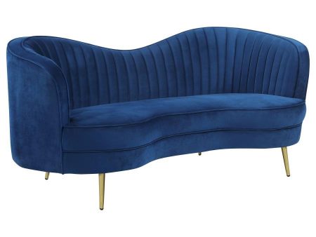 Sophia - Upholstered Channel Tufted Loveseat Discount