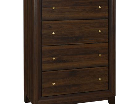 Welsley - 4-Drawer Chest Of Drawers - Walnut Online