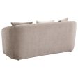 Townsend - Chenille Upholstered Rolled Arm Loveseat - Latte Online