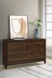 Welsley - 6-Drawer Dresser Cabinet - Walnut Discount