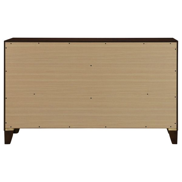 Welsley - 6-Drawer Dresser Cabinet - Walnut Discount