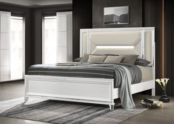 Marmore - Panel Bed LED Headboard Online Sale