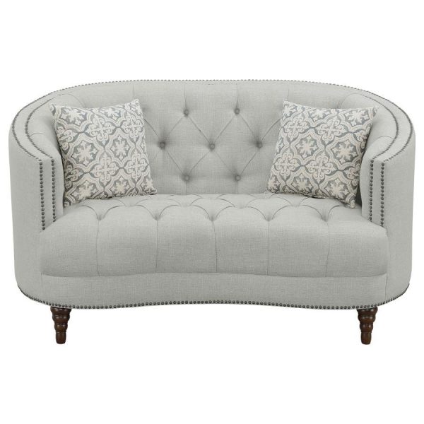 Avonlea - Upholstered Sloped Arm Loveseat Sale