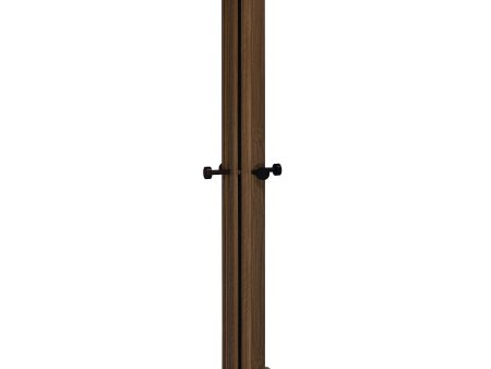 Rikkie - Coat Rack And Mirror - Walnut Discount