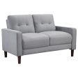 Bowen - Upholstered Track Arm Tufted Loveseat Discount