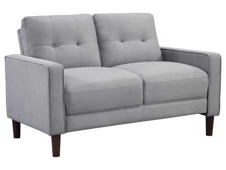 Bowen - Upholstered Track Arm Tufted Loveseat Discount