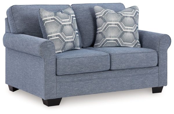 Carissa Manor - Denim - Loveseat Online now