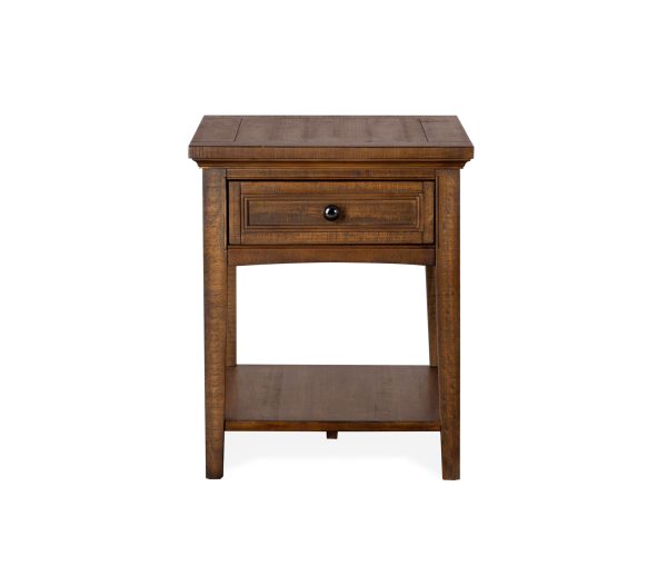 Bay Creek - Rectangular End Table - Toasted Nutmeg Online Sale