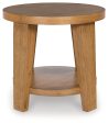 Kristiland - Light Brown - Round End Table Discount