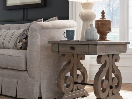 Tinley Park - Rectangular End Table - Dove Tail Grey Online Sale