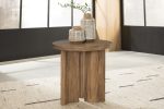 Austanny - Warm Brown - Round End Table Online Hot Sale