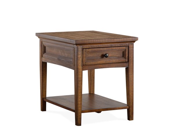 Bay Creek - Rectangular End Table - Toasted Nutmeg Online Sale