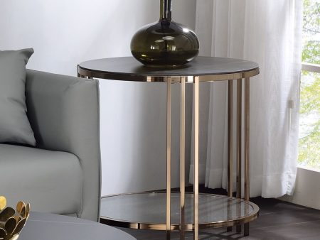 Zaidee - End Table - Gold Online now