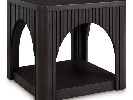 Yellink - Black - Square End Table Discount