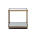 Kaia - End Table - Glass & Gold on Sale