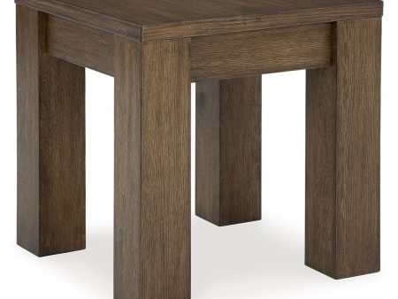 Rosswain - Warm Brown - Square End Table Supply