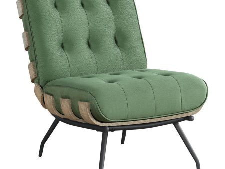 Aloma - Upholstered Tufted Armless Accent Chair Fashion