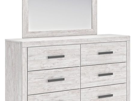 Cayboni - Whitewash - Dresser And Mirror For Cheap