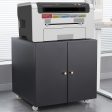 Office Furniture Copier Cabinet 2 Door Steel Copier Stand Mobile Pedestal File Printer Stand Fashion