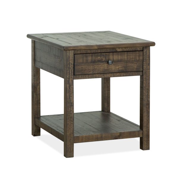 Smithton - Rectangular End Table - Homestead Brown Online Hot Sale