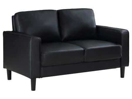 Ruth - Upholstered Track Arm Loveseat Online Hot Sale