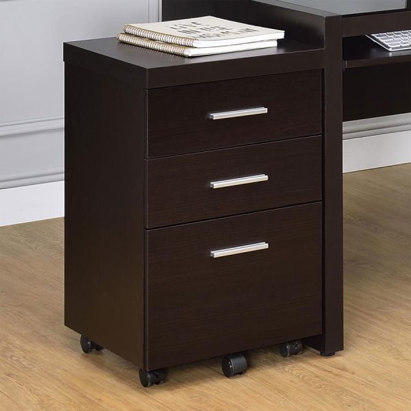 Skeena - 3-Drawer Mobile Office Cabinet Fashion