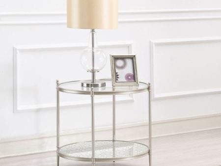 Zaba - End Table - Pearl Silver Online Sale