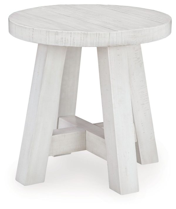 Jallison - Off White - Round End Table Sale