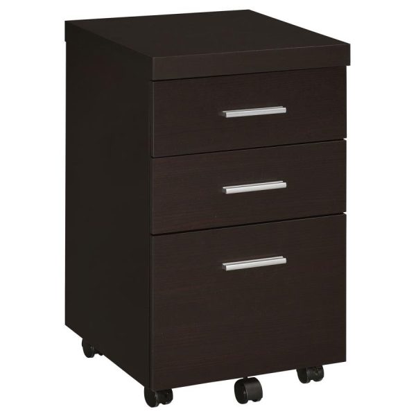 Skeena - 3-Drawer Mobile Office Cabinet Fashion