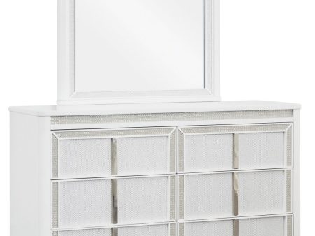 Chalanna - White - Dresser And Mirror Discount