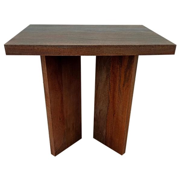 Andando - Square Solid Wood End Table - Mango Brown For Discount