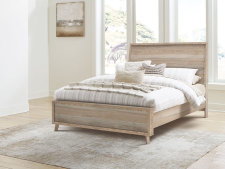 Hasbrick - Panel Bed With Framed Panel Footboard For Cheap