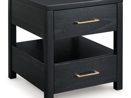 Winbardi - Black - Rectangular End Table For Discount