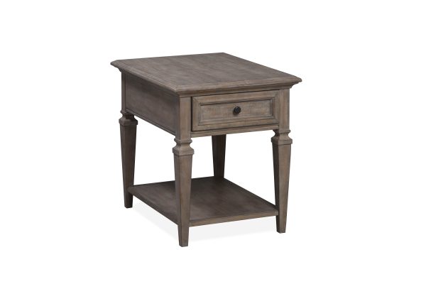 Lancaster - Rectangular End Table - Dove Tail Grey Cheap