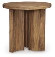 Austanny - Warm Brown - Round End Table Online Hot Sale