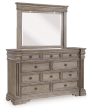 Blairhurst - Light Grayish Brown - Dresser And Mirror For Discount