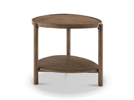 Hadleigh - Shaped Accent End Table - Honey on Sale