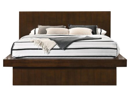 Jessica - Wood LED Panel Bed For Cheap