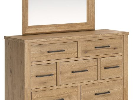 Galliden - Light Brown - Dresser And Mirror Sale