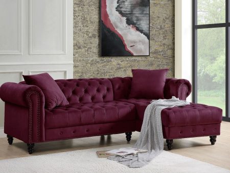 Adnelis - Sectional Sofa w 2 Pillows Online Hot Sale