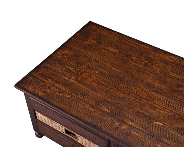 Cottage Lane - Wood Rectangular End Table - Coffee Online Sale