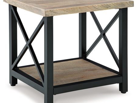 Bristenfort - Brown   Black - Rectangular End Table on Sale