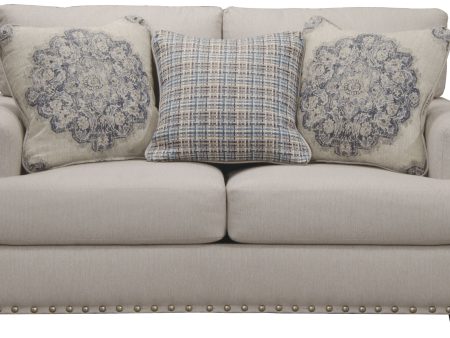 Newberg - Loveseat - Platinum For Cheap