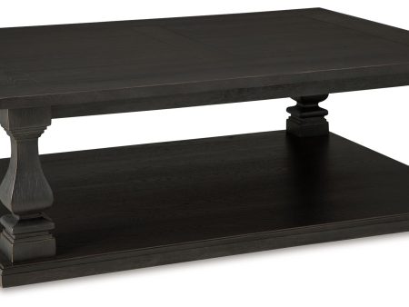 Wellturn - Black - Rectangular Cocktail Table Fashion