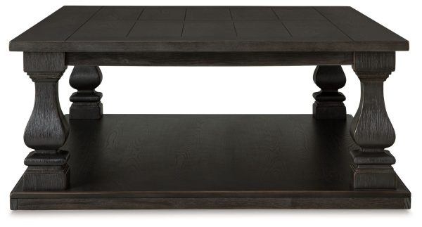 Wellturn - Black - Rectangular Cocktail Table Fashion